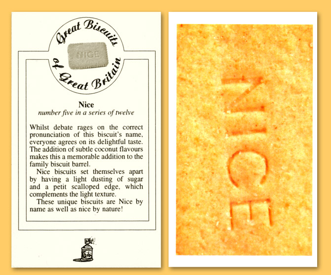 Card number five - The Nice biscuit